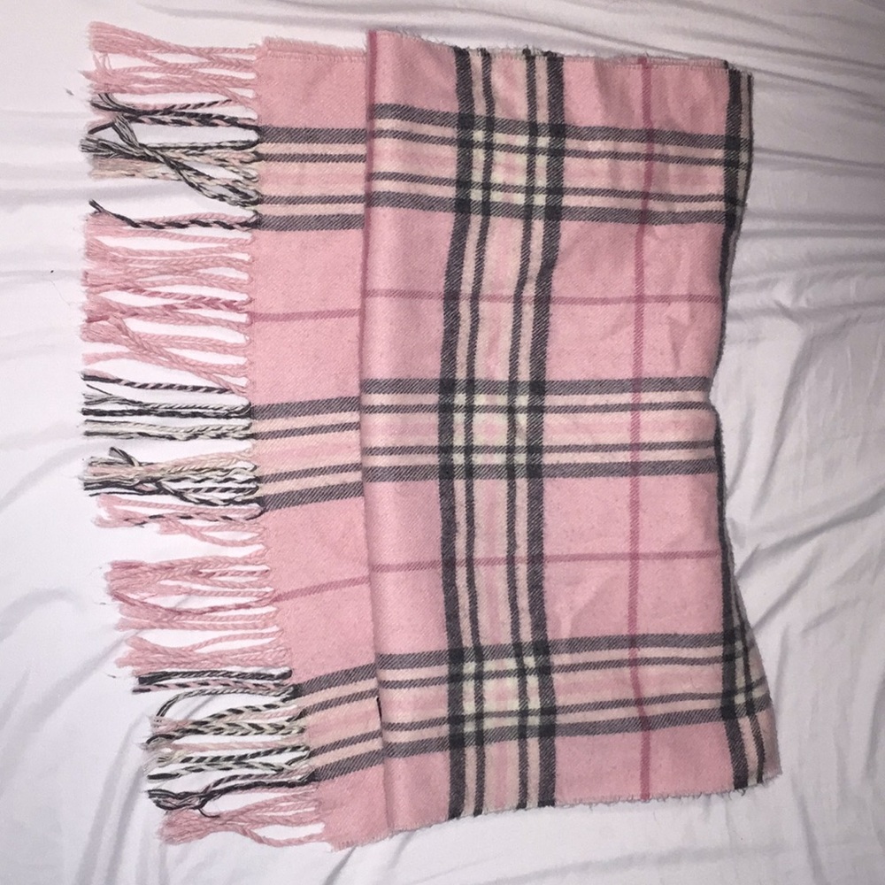 Pink scarf